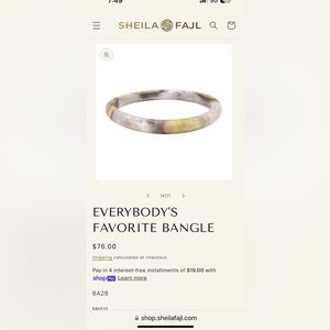 Sheila Fajl bangle